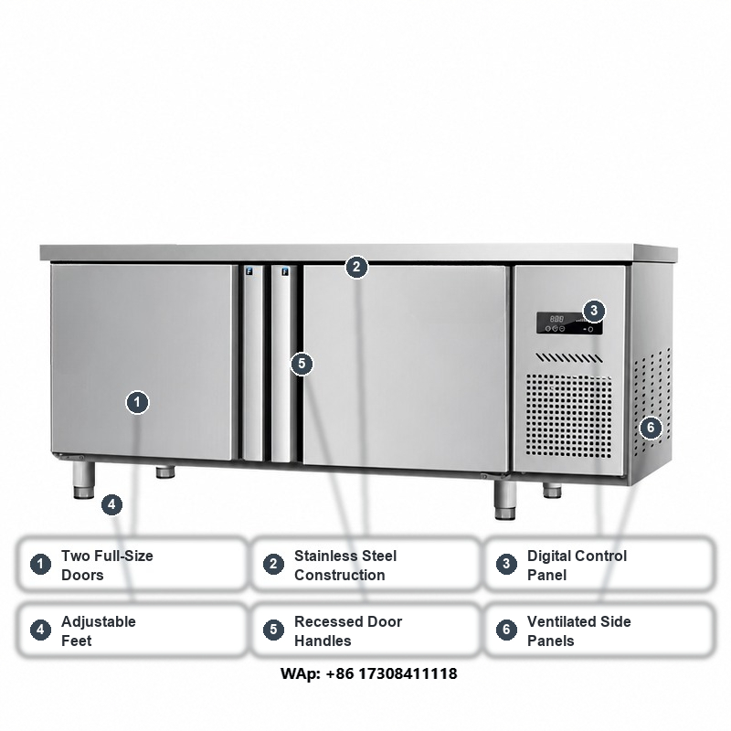 Stainless Steel Worktop Refrig - Commercial Kitchen Worktops 评论和价格