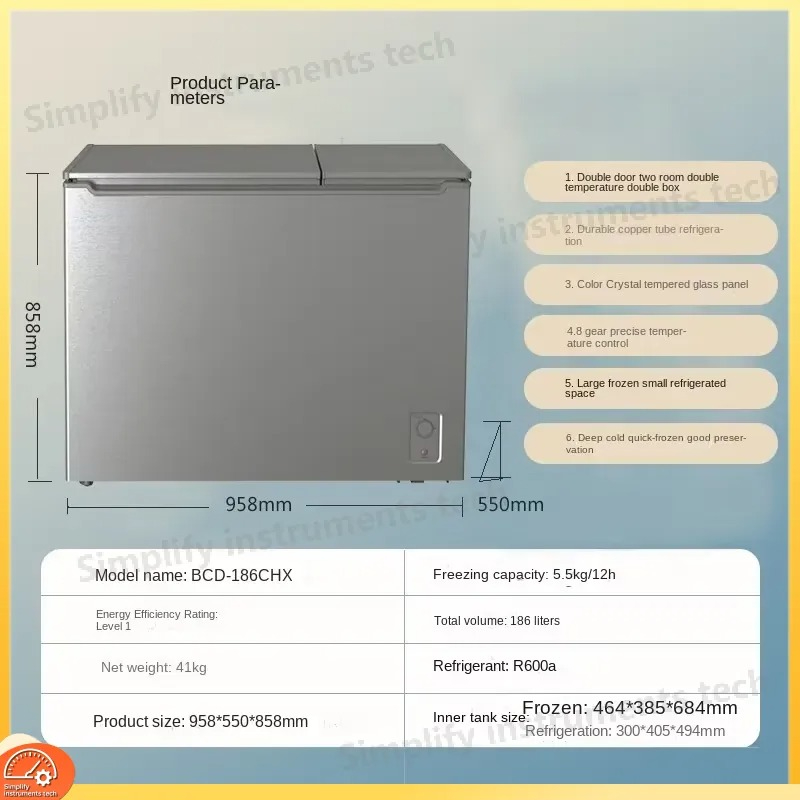 Large Capacity Double Door Hou - Commercial Chest Freezer 评论和价格