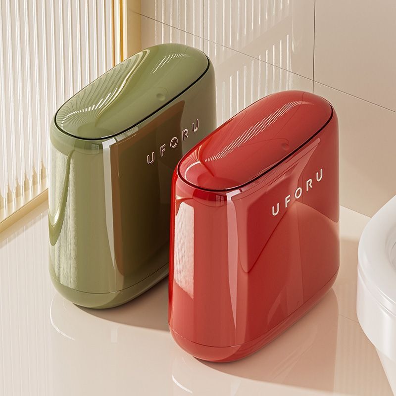 Bathroom Narrow Trash Can Plas - Commercial Kitchen Bin 评论和价格