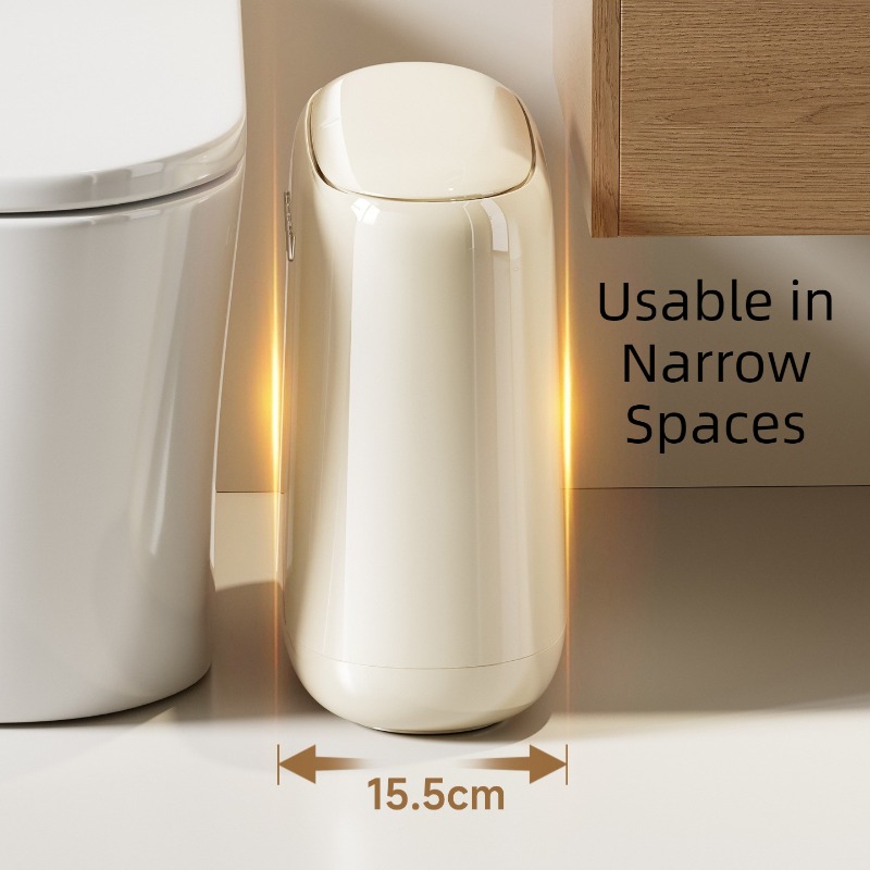 Bathroom Narrow Trash Can Plas - Commercial Kitchen Bin 评论和价格